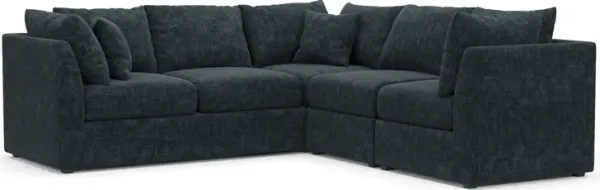 Nest Hybrid Comfort Eco Performance 3-Piece Small Sectional - Argo Navy