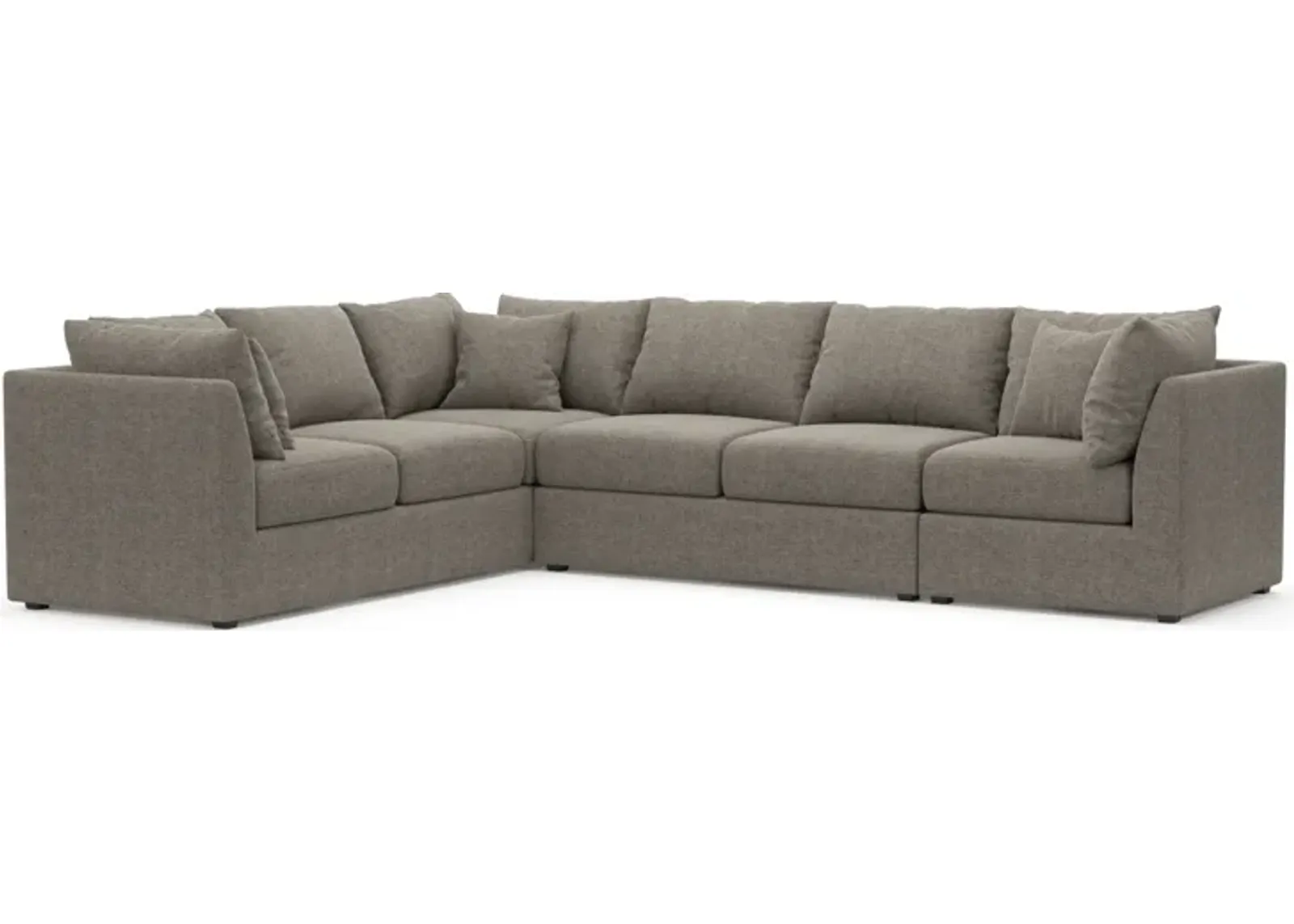 Nest Hybrid Comfort Eco Performance 3-Piece Large Sectional - Bridger Metal