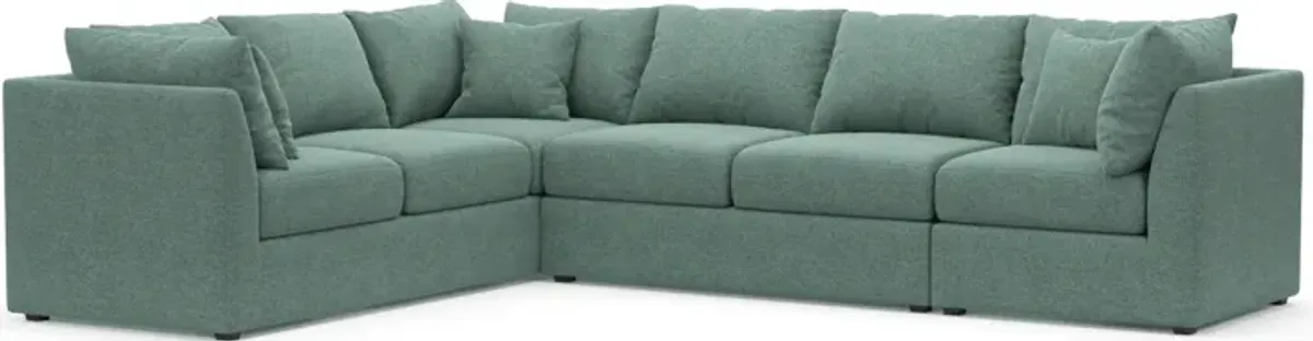 Nest Hybrid Comfort Eco Performance 3-Piece Large Sectional - Bridger Jade