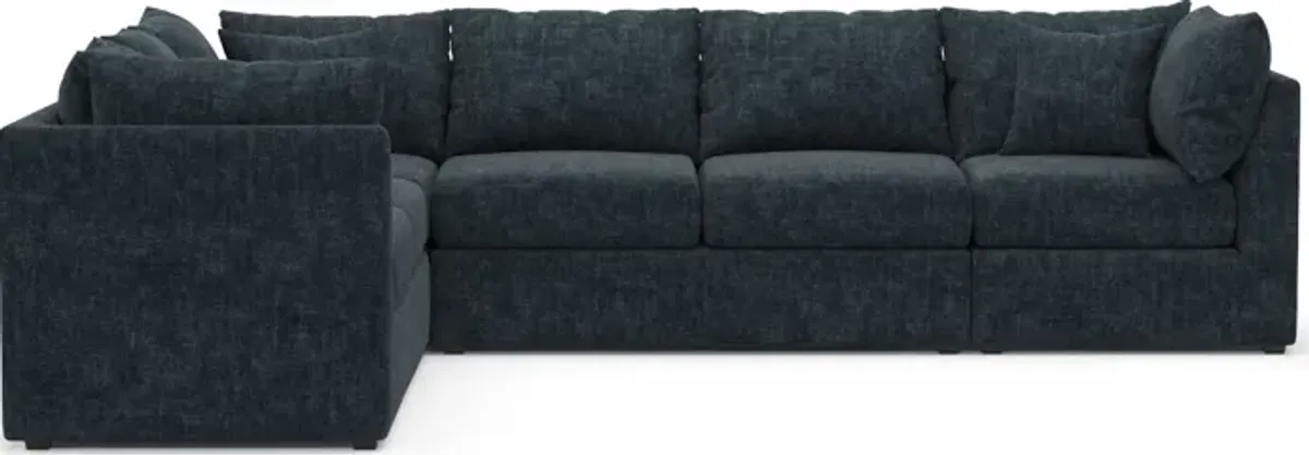 Nest Hybrid Comfort Eco Performance 3-Piece Large Sectional - Argo Navy