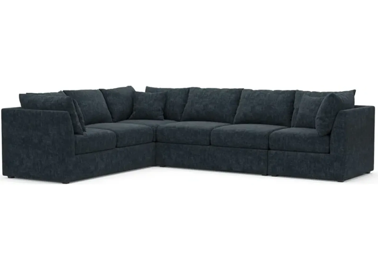 Nest Hybrid Comfort Eco Performance 3-Piece Large Sectional - Argo Navy