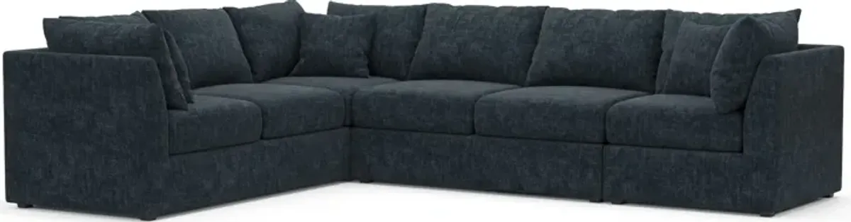 Nest Hybrid Comfort Eco Performance 3-Piece Large Sectional - Argo Navy