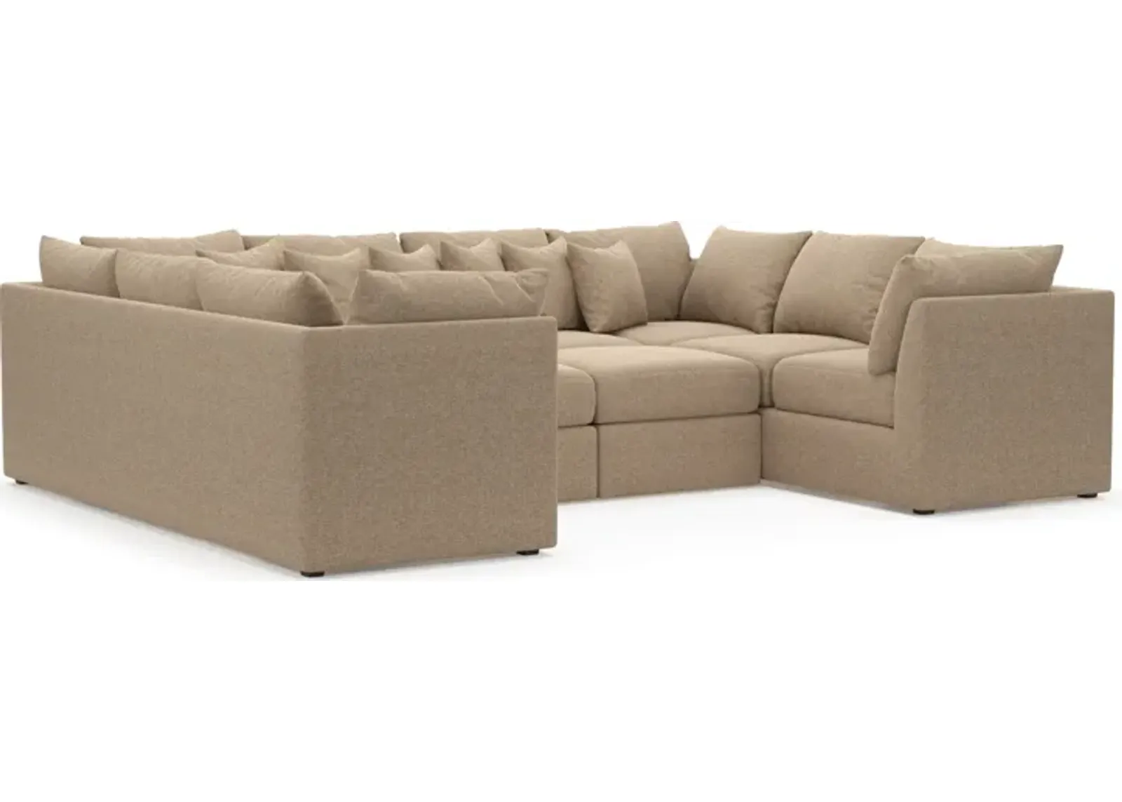 Nest Hybrid Comfort Eco Performance 5-Piece Pit Sectional - Liv Wicker