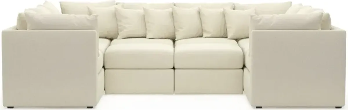 Nest Hybrid Comfort Eco Performance 5-Piece Pit Sectional - Fincher Ivory