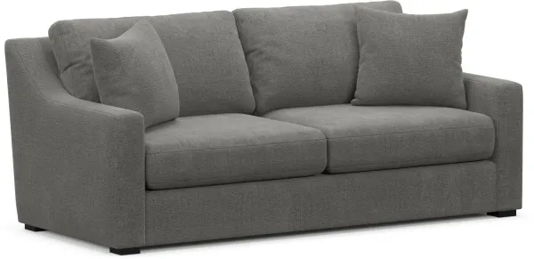 Dobson Foam Comfort Sofa - Living Large Charcoal