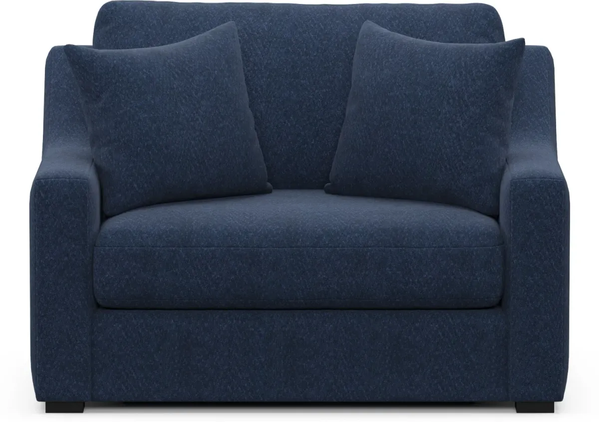 Dobson Foam Comfort Chair and a Half - Oslo Navy