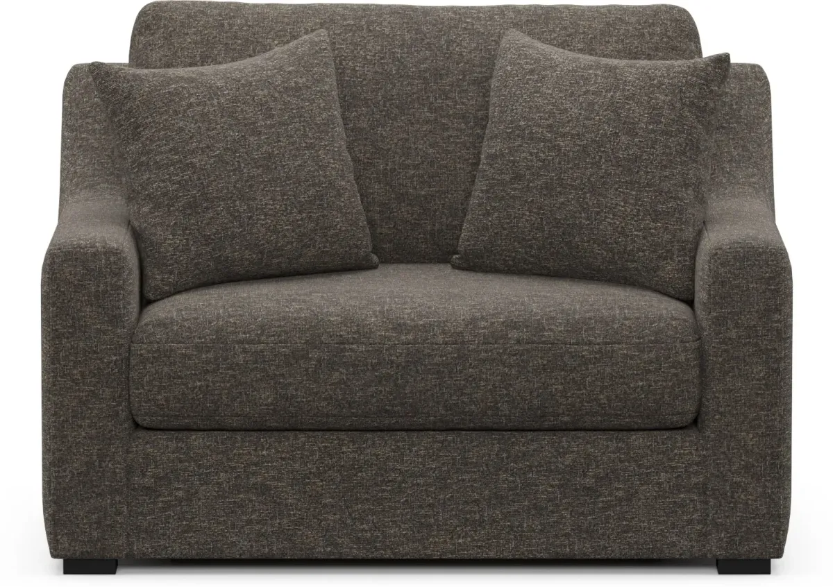 Dobson Foam Comfort Chair and a Half - M Walnut