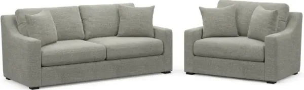 Dobson Foam Comfort 2 Pc. Living Room - Pandora Pepper
