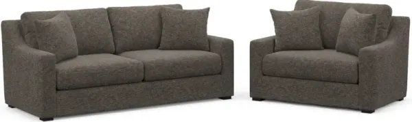 Dobson Foam Comfort 2 Pc. Living Room - M Walnut