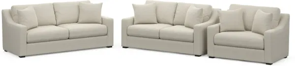 Dobson Foam Comfort 3 Pc. Living Room - Curious Pearl