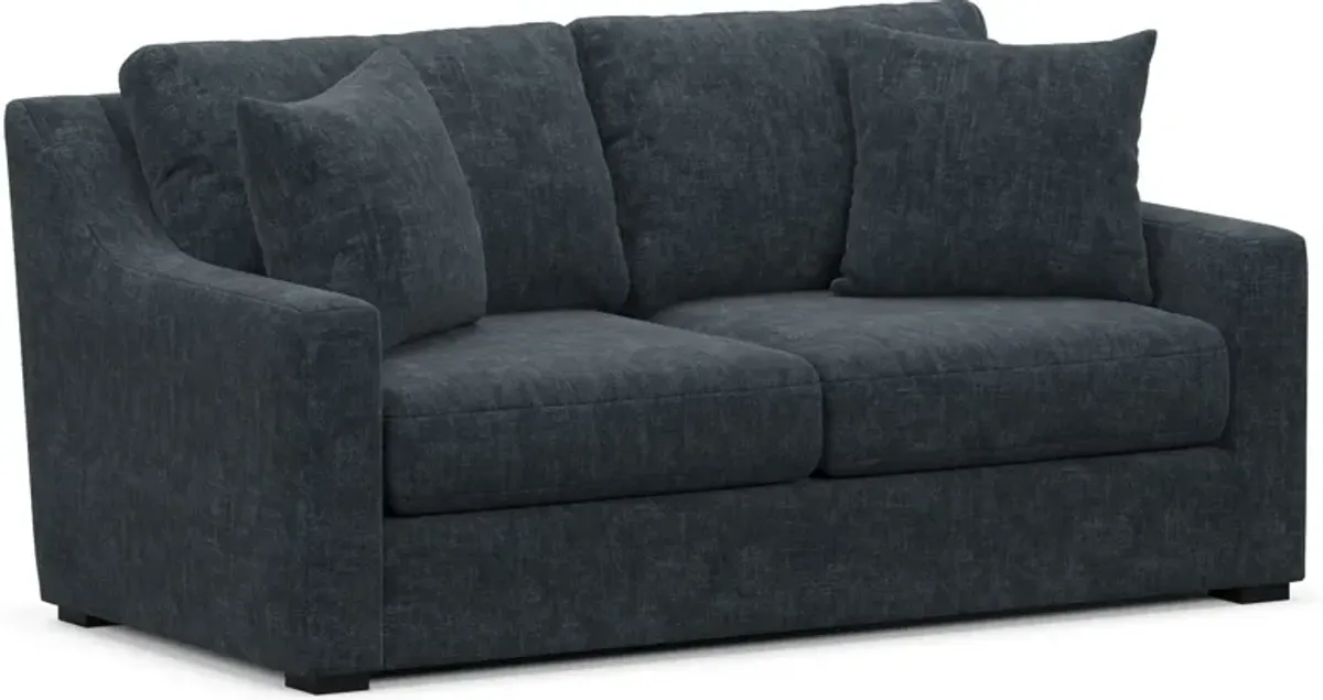 Dobson Foam Comfort Loveseat - Argo Navy