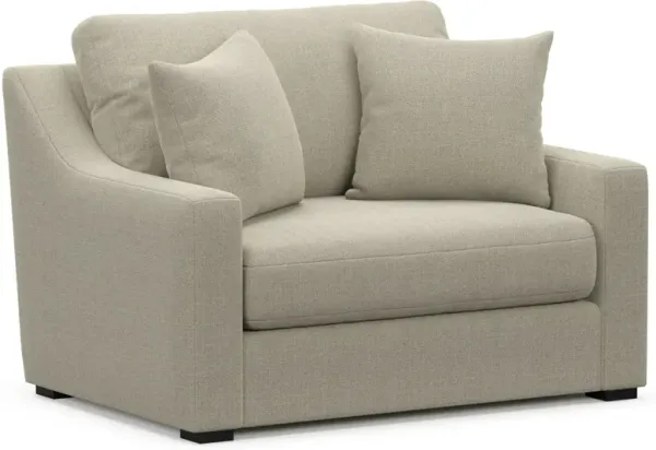 Dobson Foam Comfort Chair and a Half - Broderick Charcoal