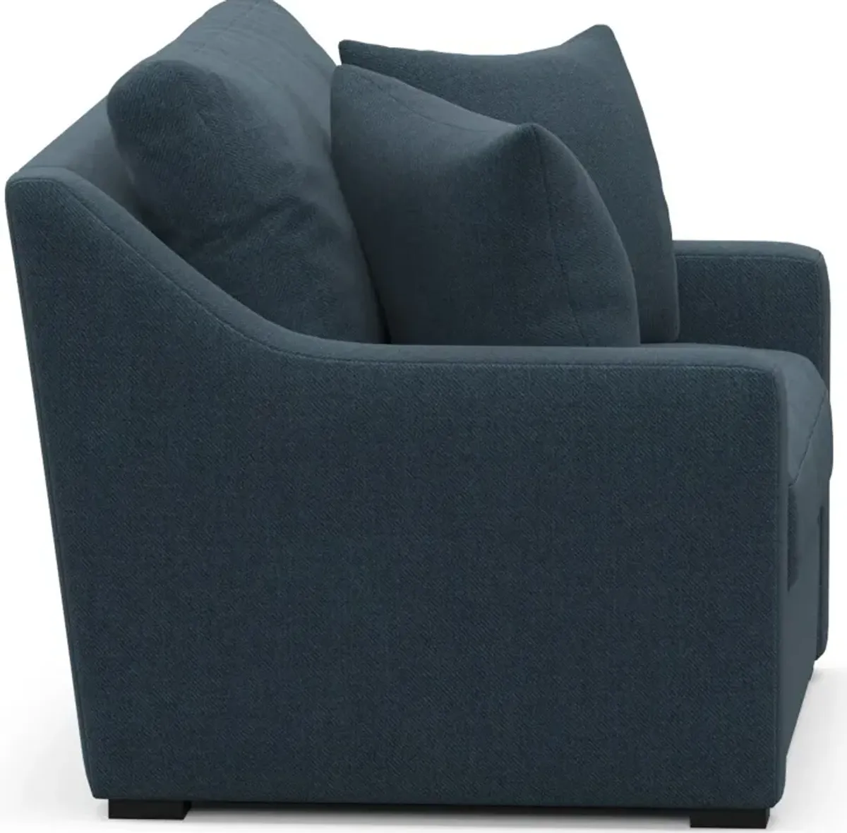 Dobson Foam Comfort Chair and a Half - Broderick Indigo