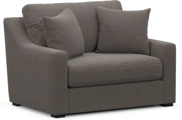 Dobson Foam Comfort Chair and a Half - Presidio Steel