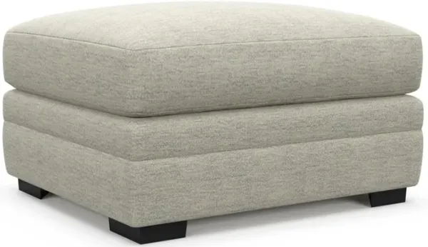 Boston Foam Comfort Ottoman - Merino Chalk