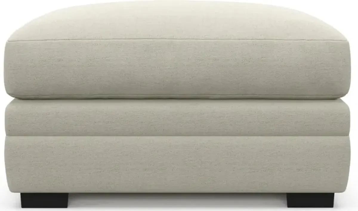 Boston Foam Comfort Ottoman - Curious Pearl