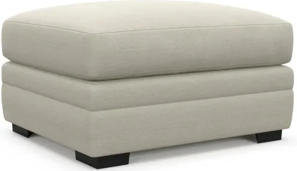 Boston Foam Comfort Ottoman - Curious Pearl