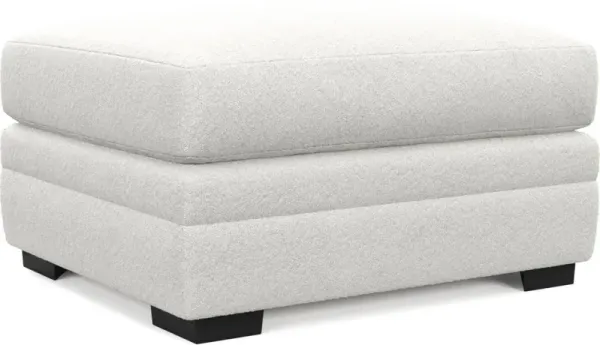 Boston Foam Comfort Ottoman - Bloke Snow