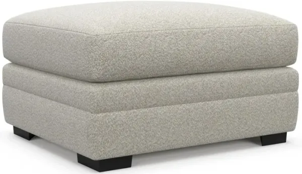 Boston Foam Comfort Ottoman - Muse Stone