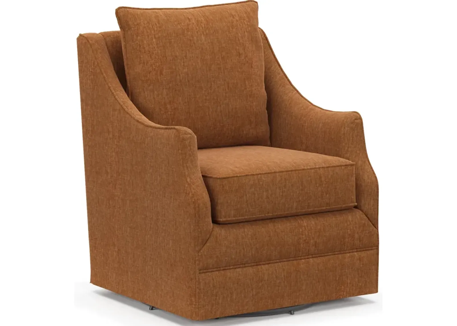 Mara Accent Swivel Chair - Contessa Ginger