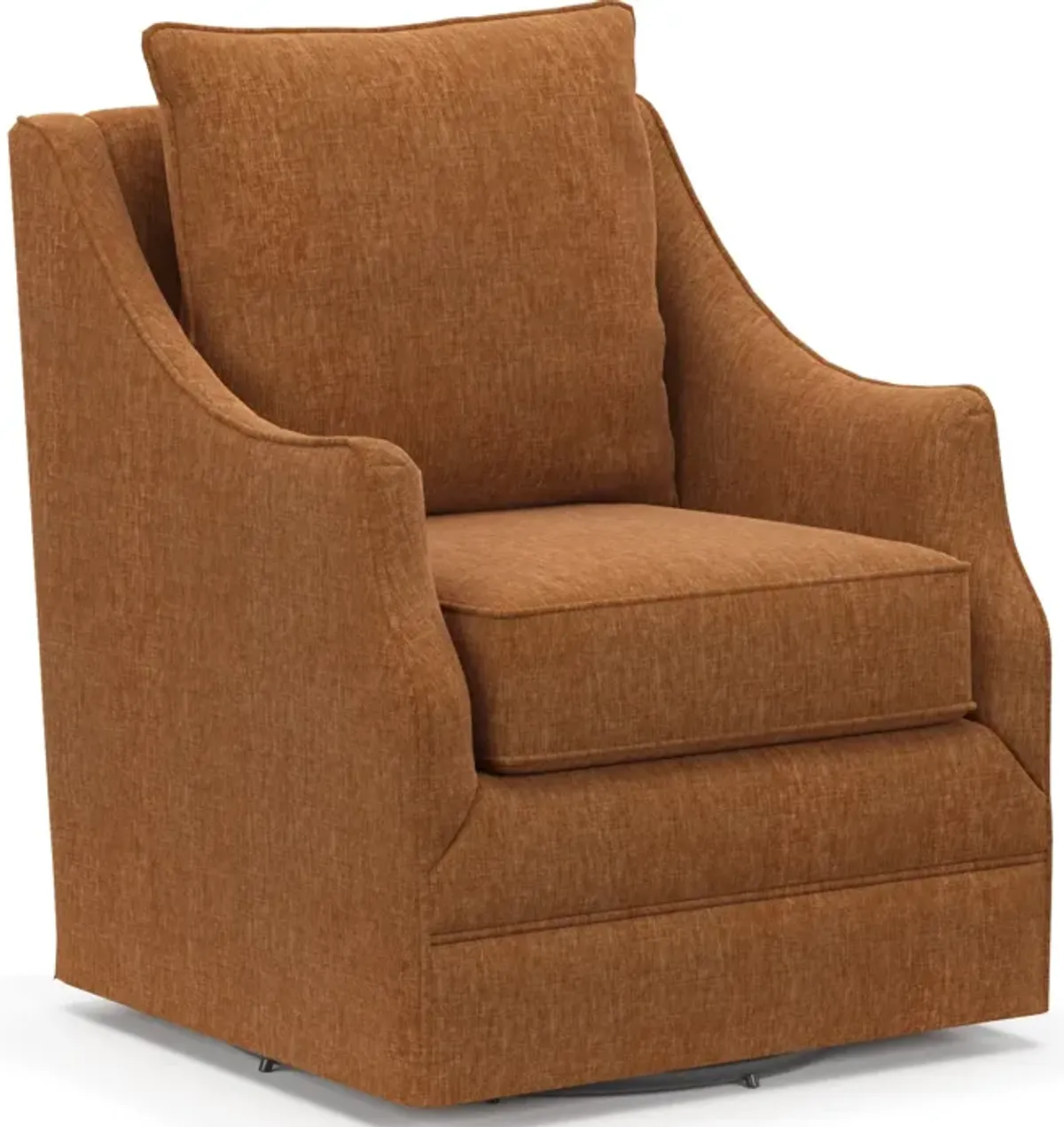 Mara Accent Swivel Chair - Contessa Ginger