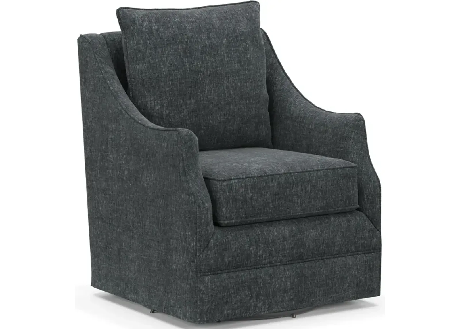 Mara Accent Swivel Chair - Contessa Shadow