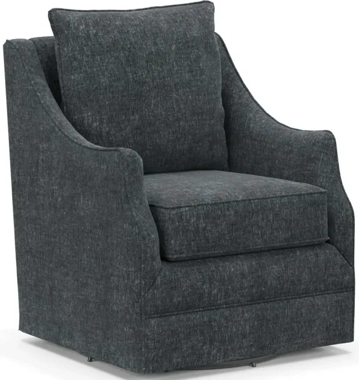 Mara Accent Swivel Chair - Contessa Shadow