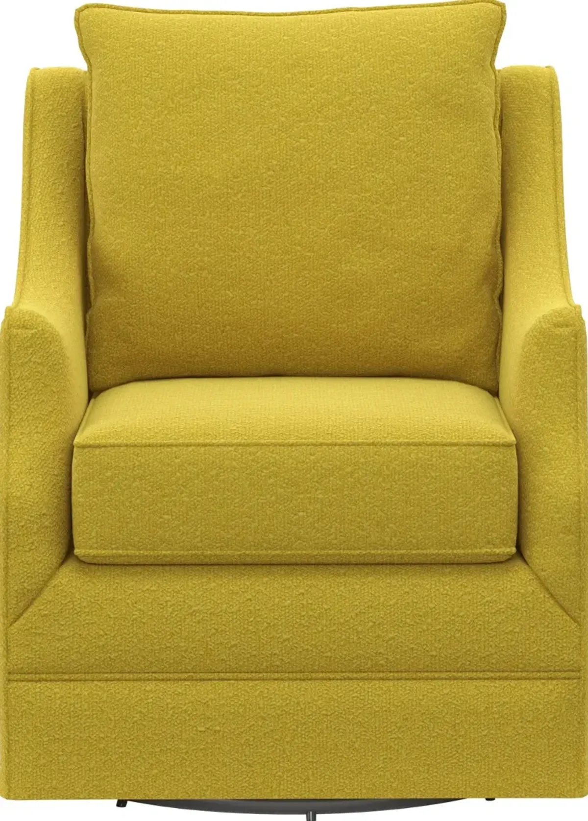 Mara Accent Swivel Chair - Bloke Goldenrod