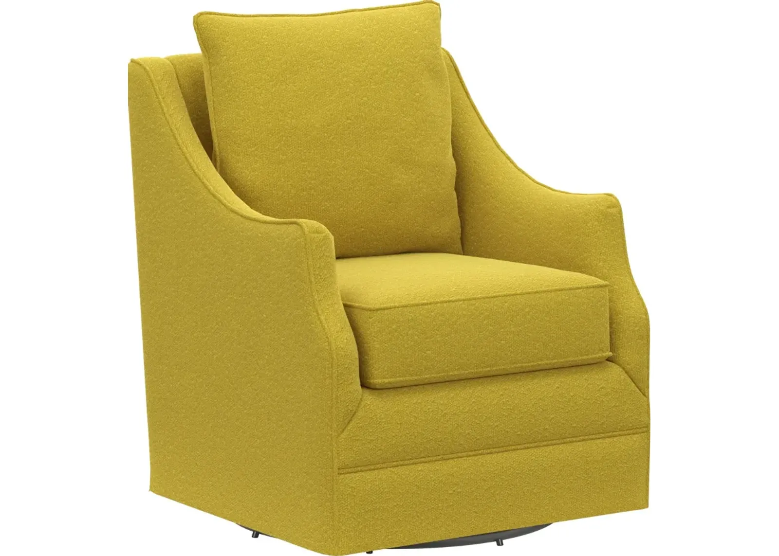 Mara Accent Swivel Chair - Bloke Goldenrod