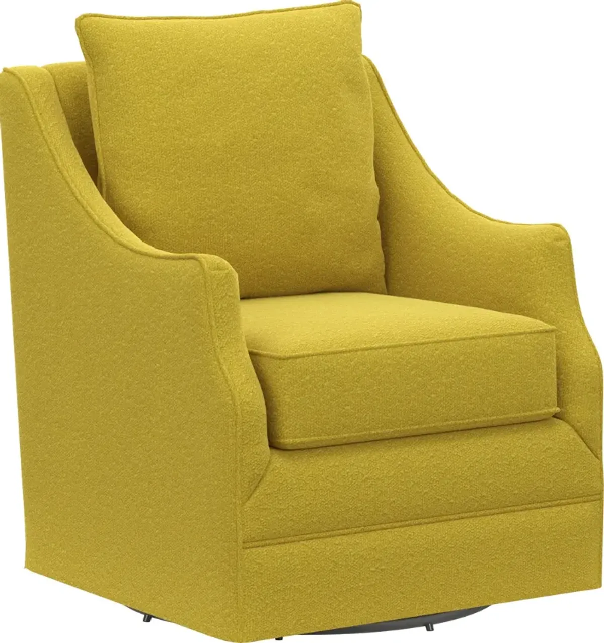 Mara Accent Swivel Chair - Bloke Goldenrod