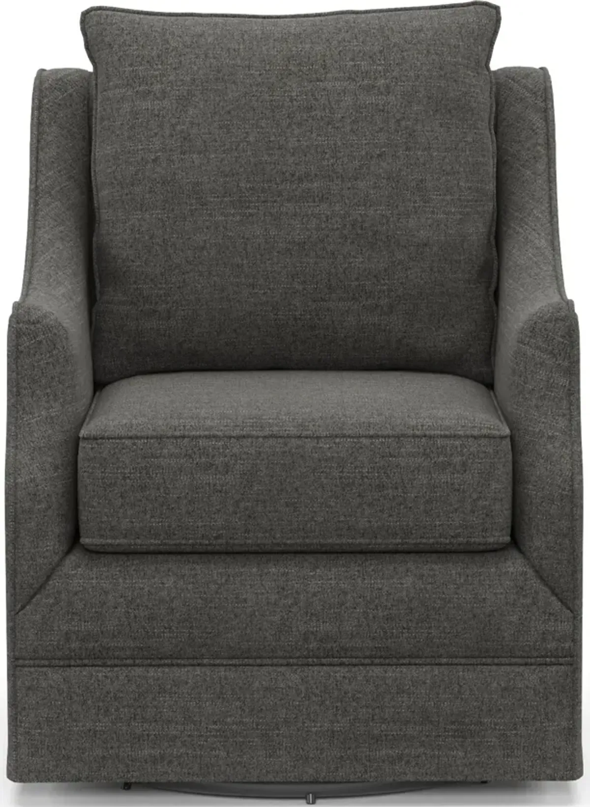 Mara Accent Swivel Chair - Curious Charcoal