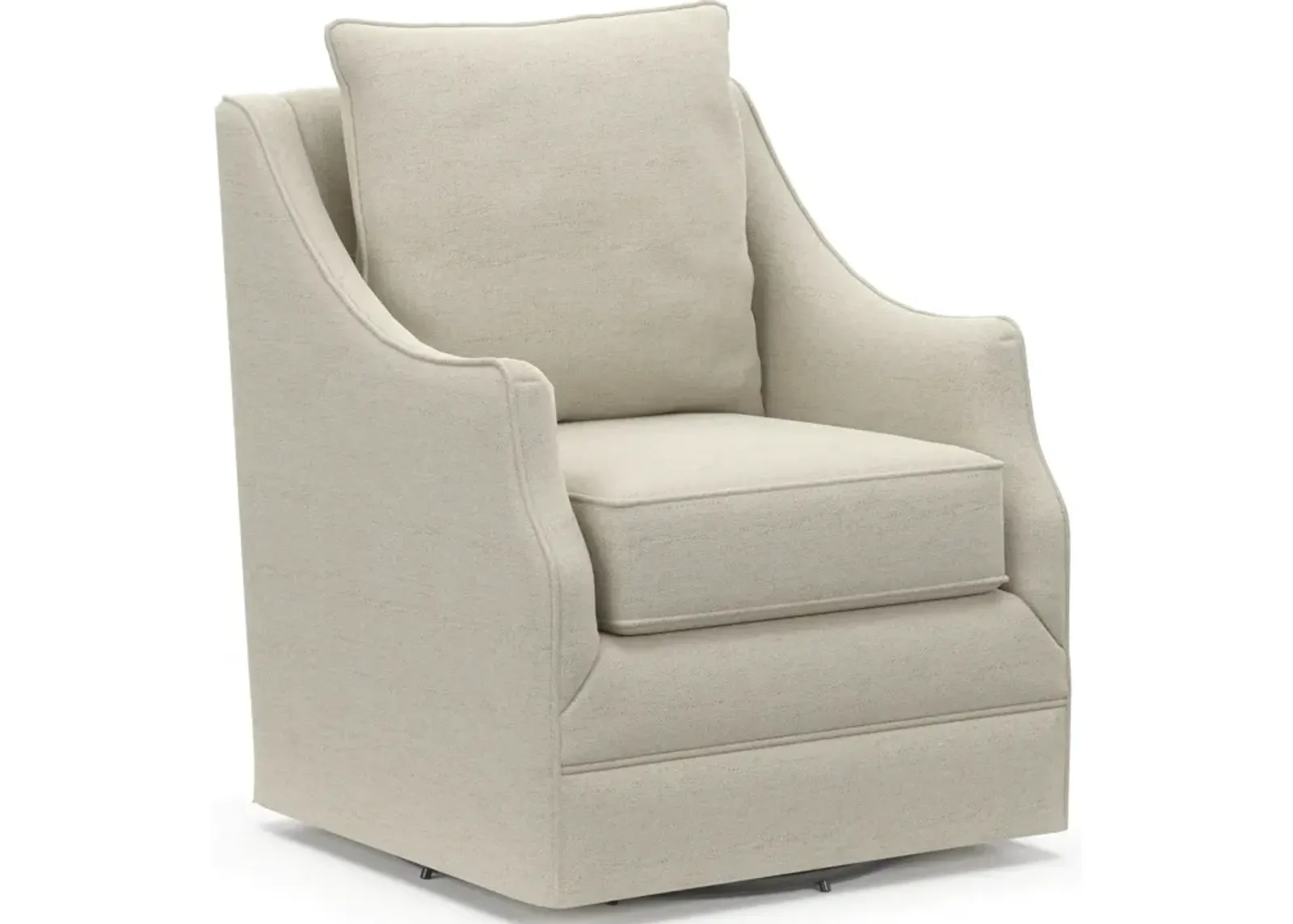 Mara Accent Swivel Chair - Curious Pearl