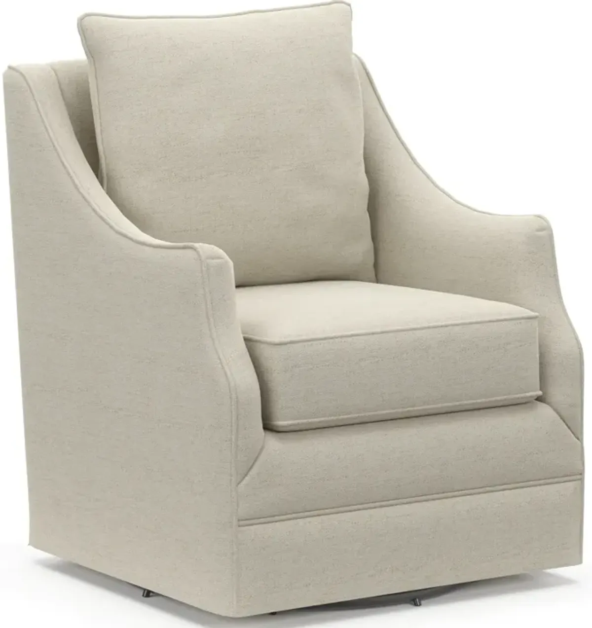 Mara Accent Swivel Chair - Curious Pearl