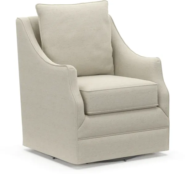 Mara Accent Swivel Chair - Curious Pearl