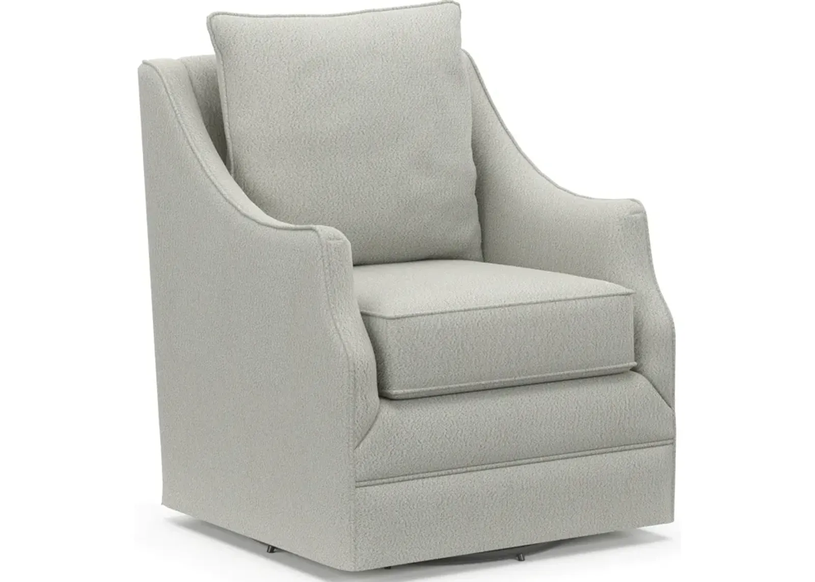 Mara Accent Swivel Chair - Oslo Snow