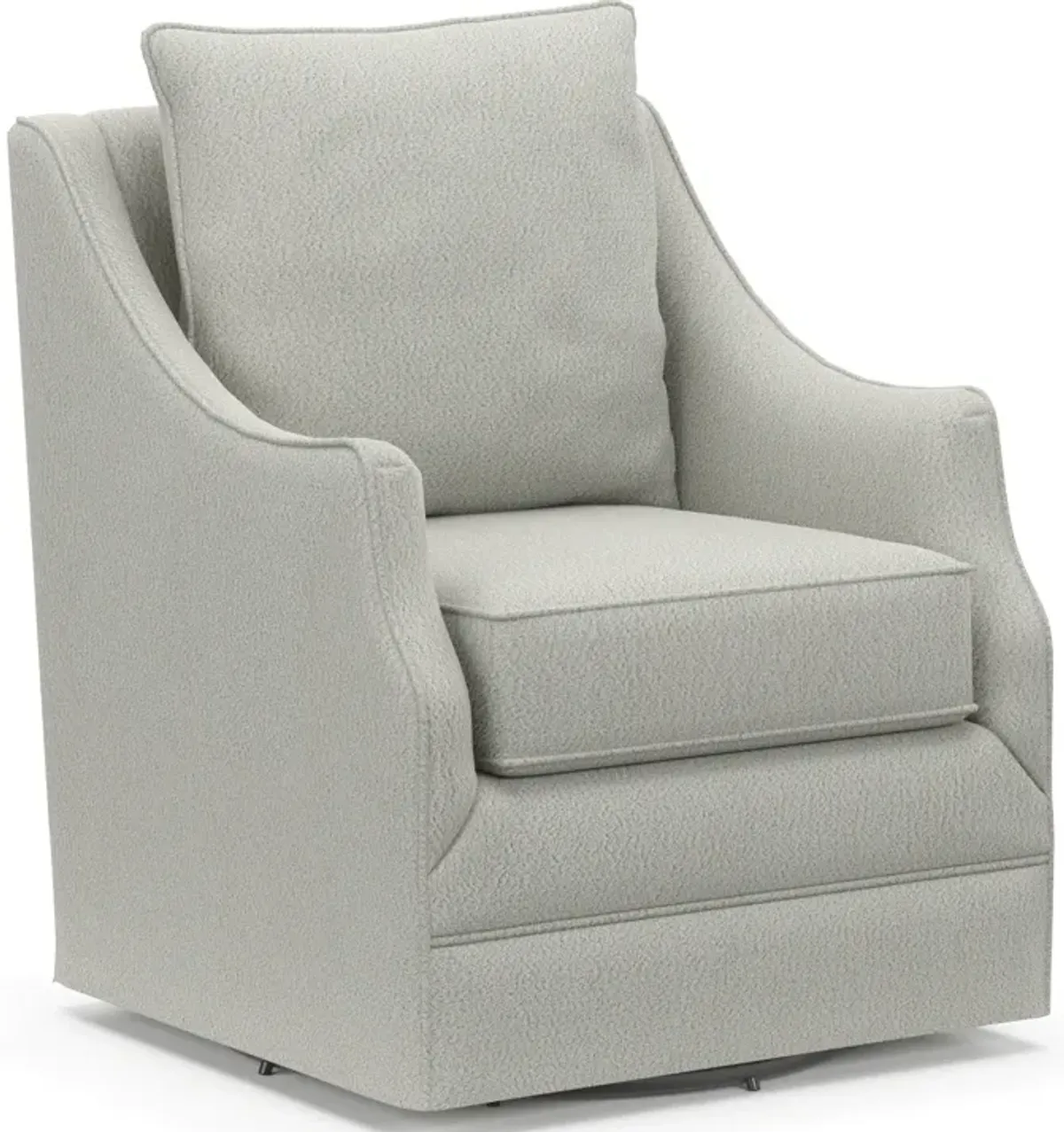 Mara Accent Swivel Chair - Oslo Snow