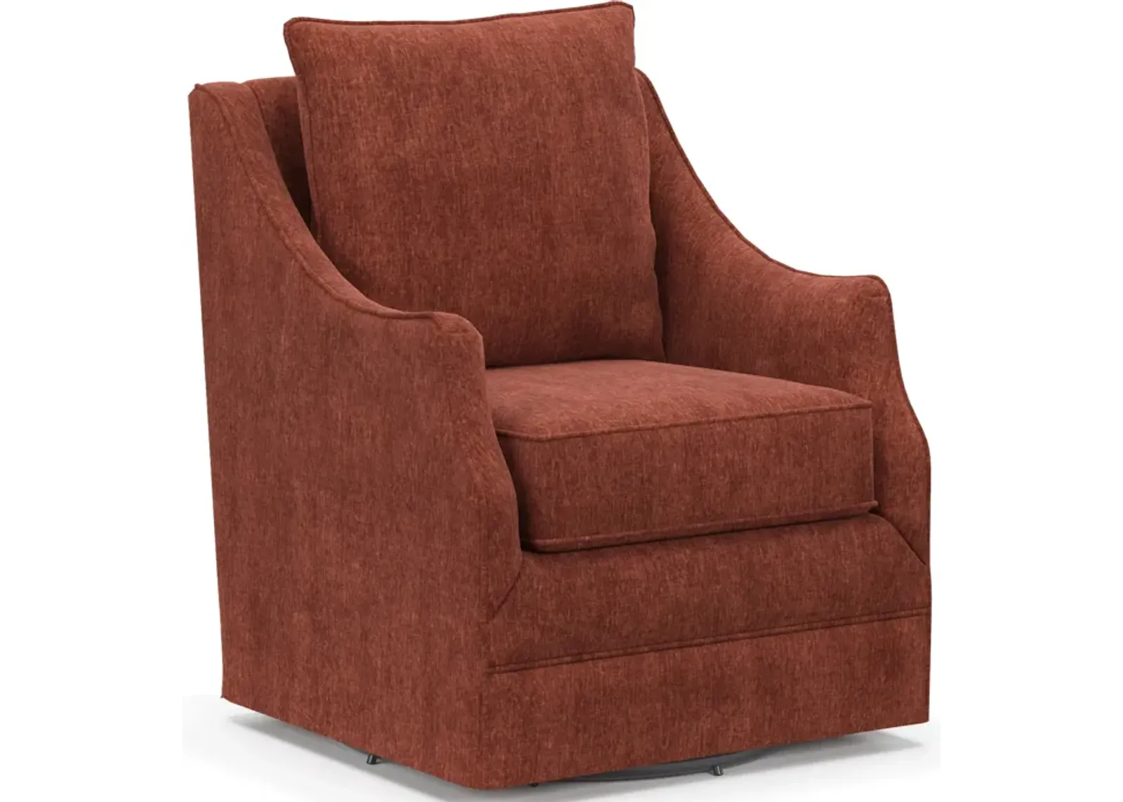 Mara Accent Swivel Chair - Contessa Paprika