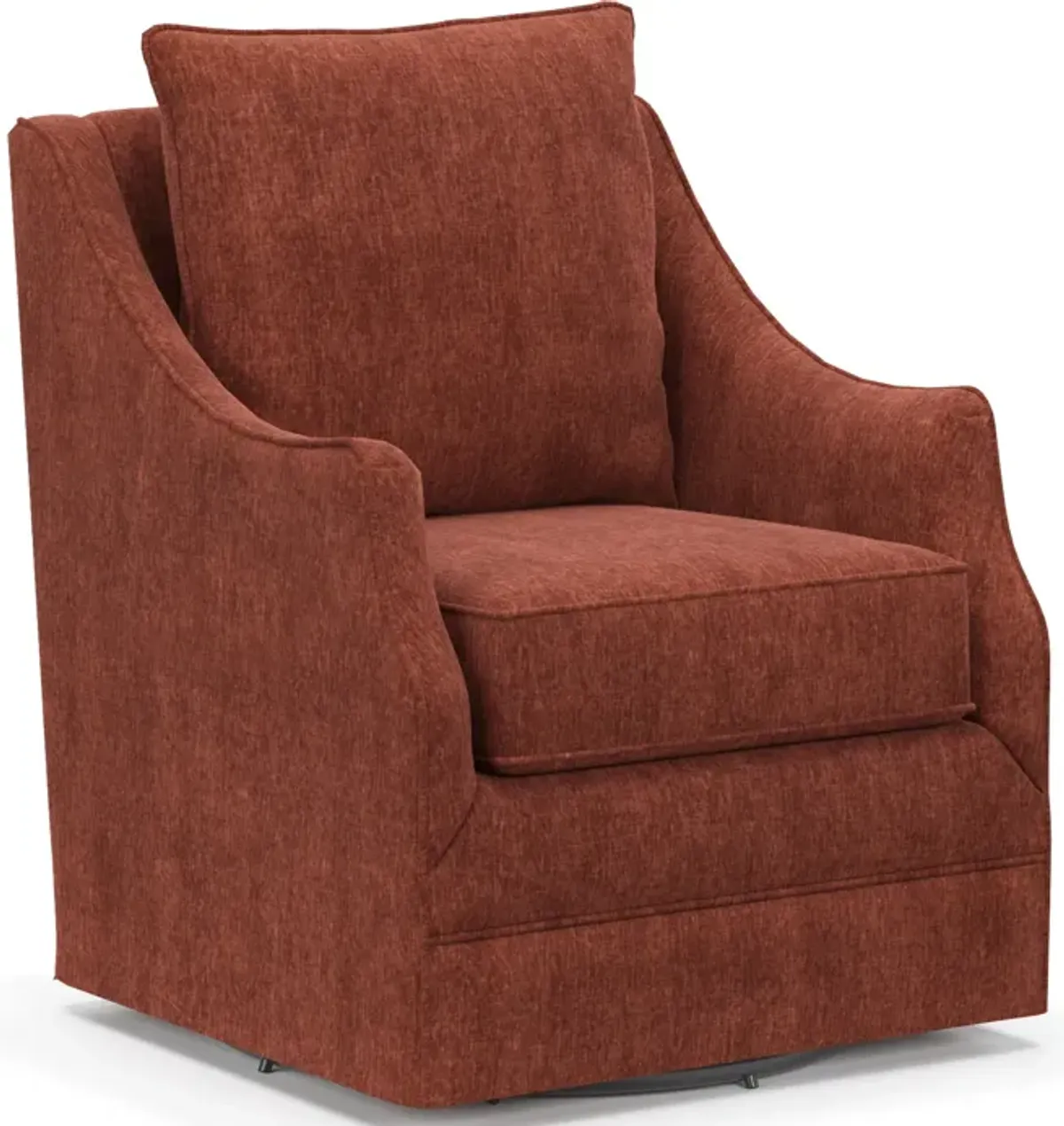 Mara Accent Swivel Chair - Contessa Paprika