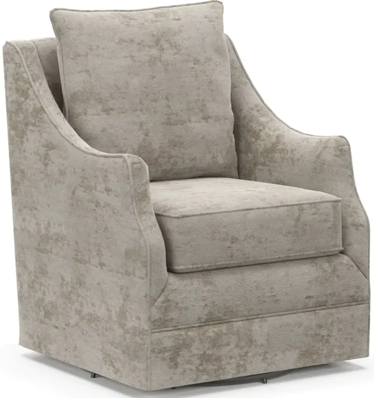 Mara Accent Swivel Chair - Hearth Cement