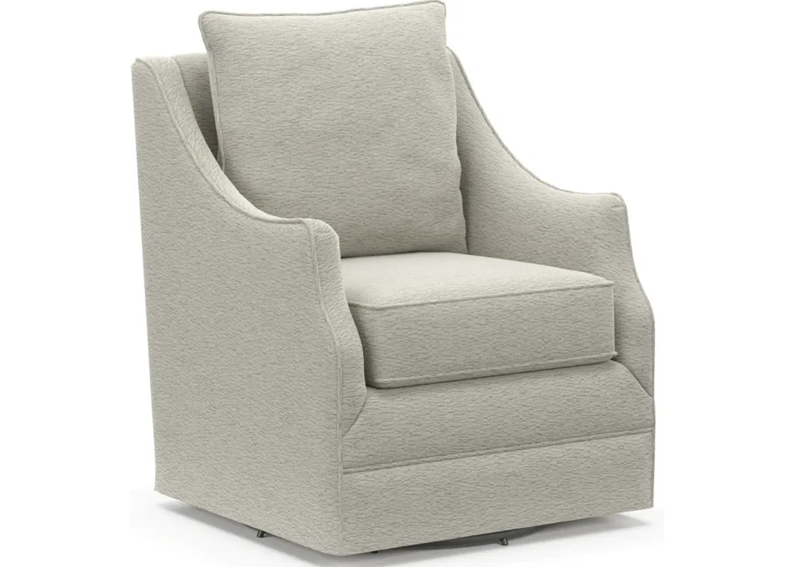 Mara Accent Swivel Chair - Everton Grey