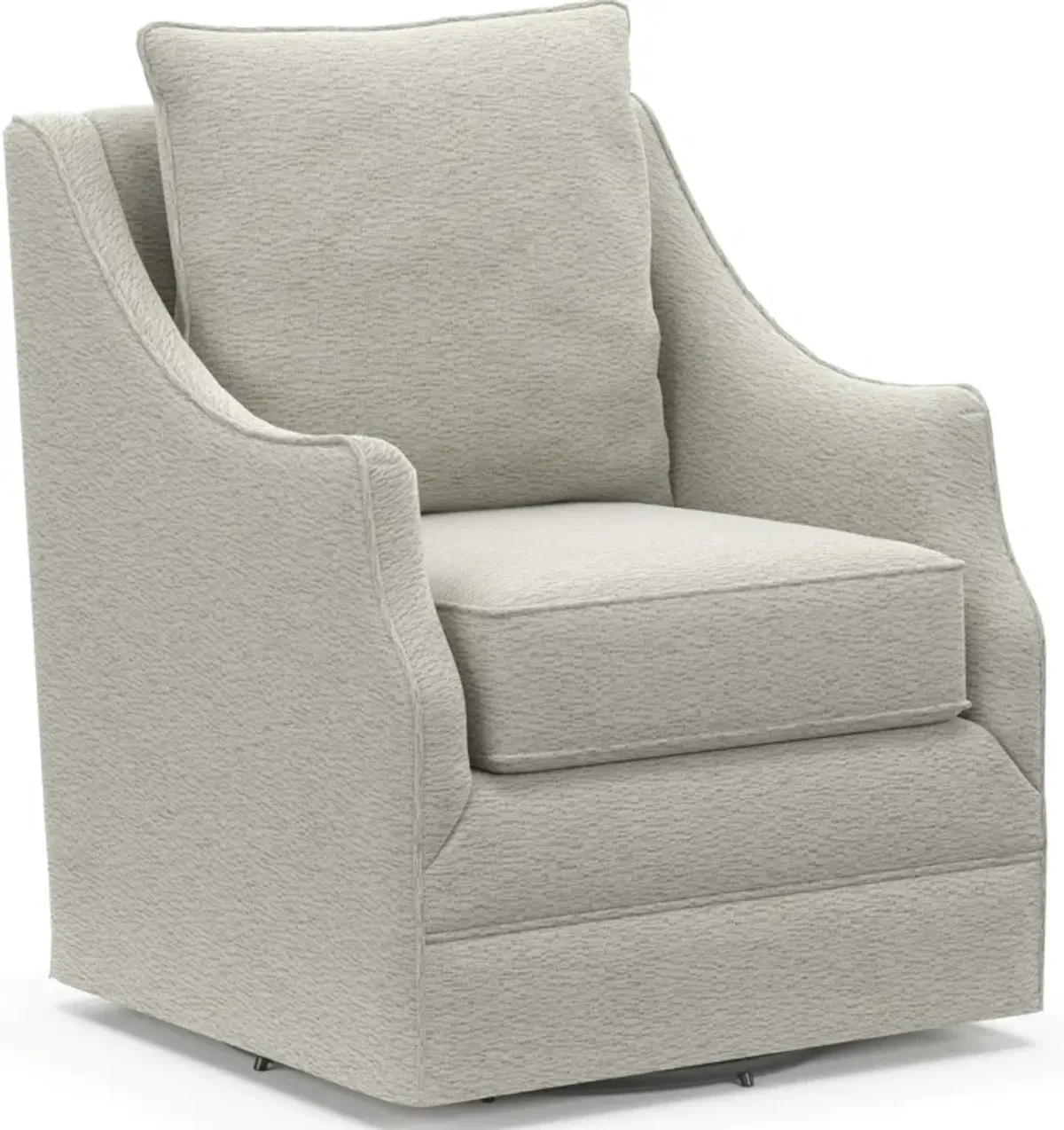 Mara Accent Swivel Chair - Everton Grey