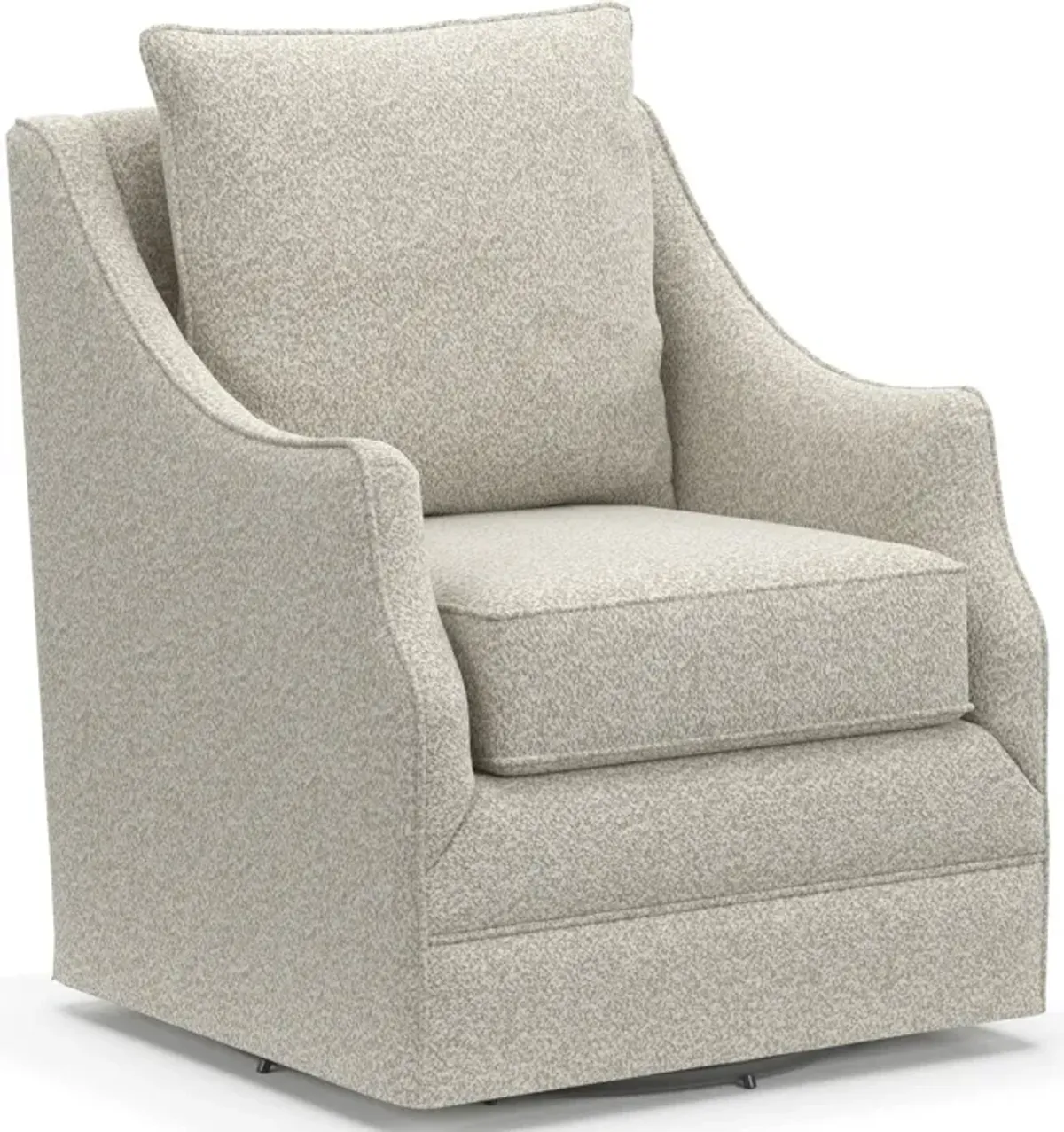 Mara Accent Swivel Chair - Muse Stone