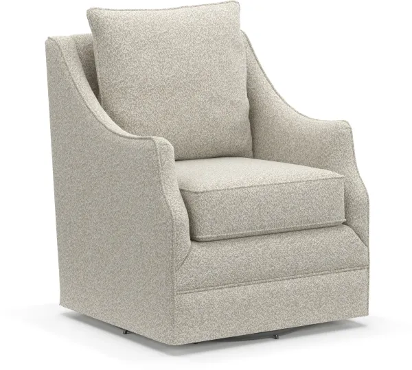 Mara Accent Swivel Chair - Muse Stone