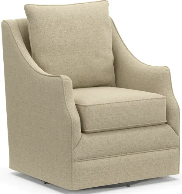 Mara Accent Swivel Chair - Broderick Sand