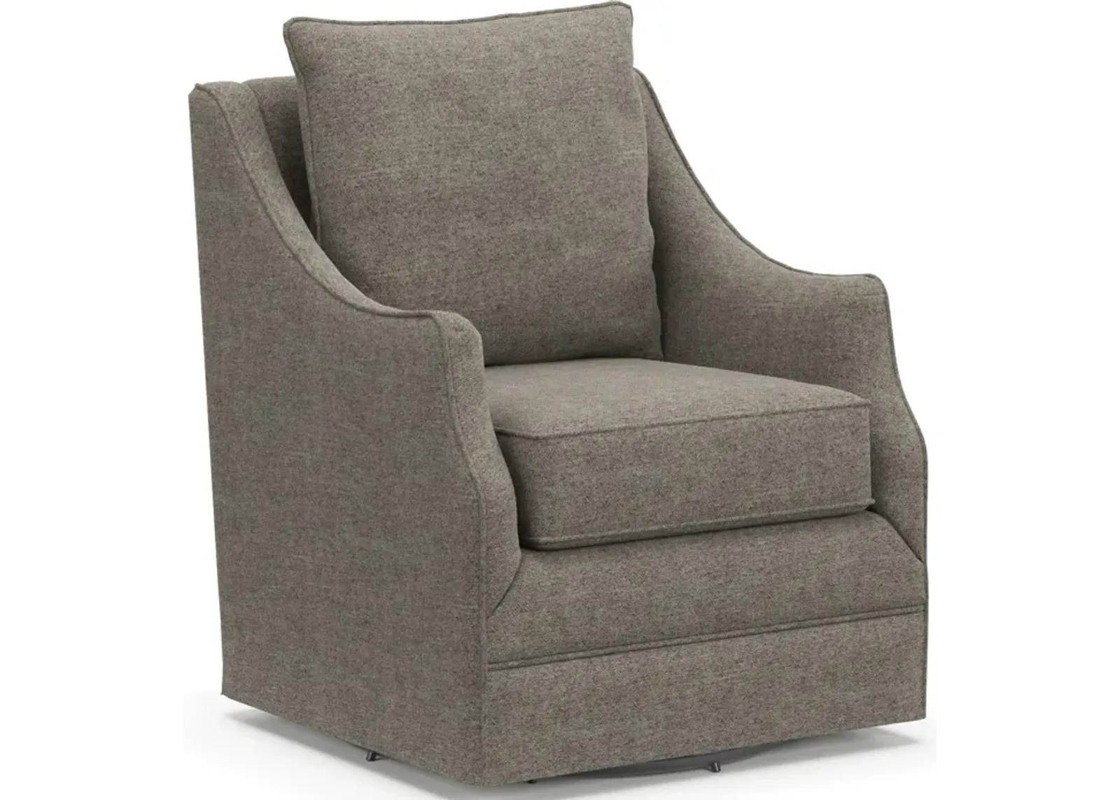 Mara Swivel Accent Chair - Bridger Metal