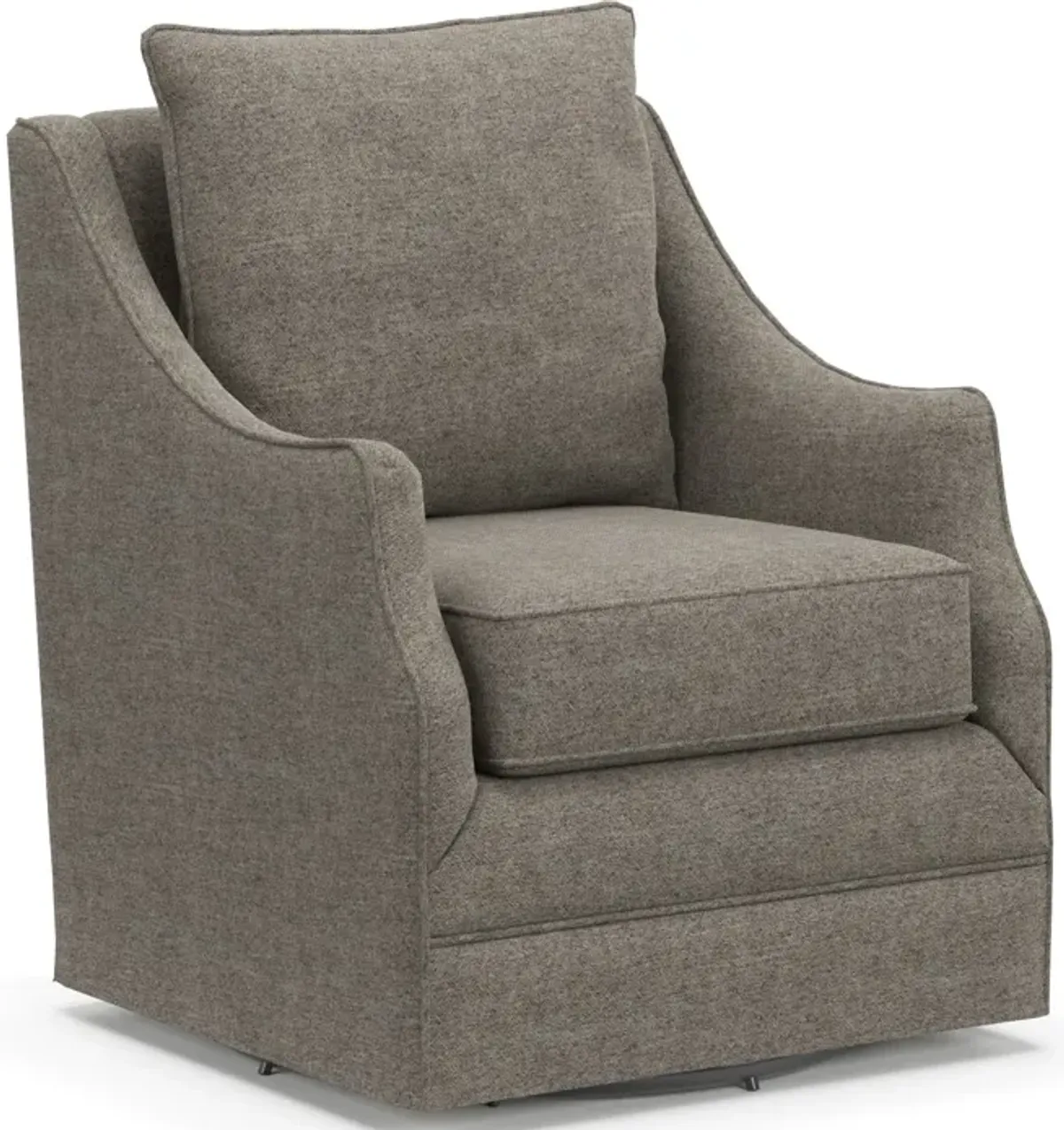 Mara Swivel Accent Chair - Bridger Metal