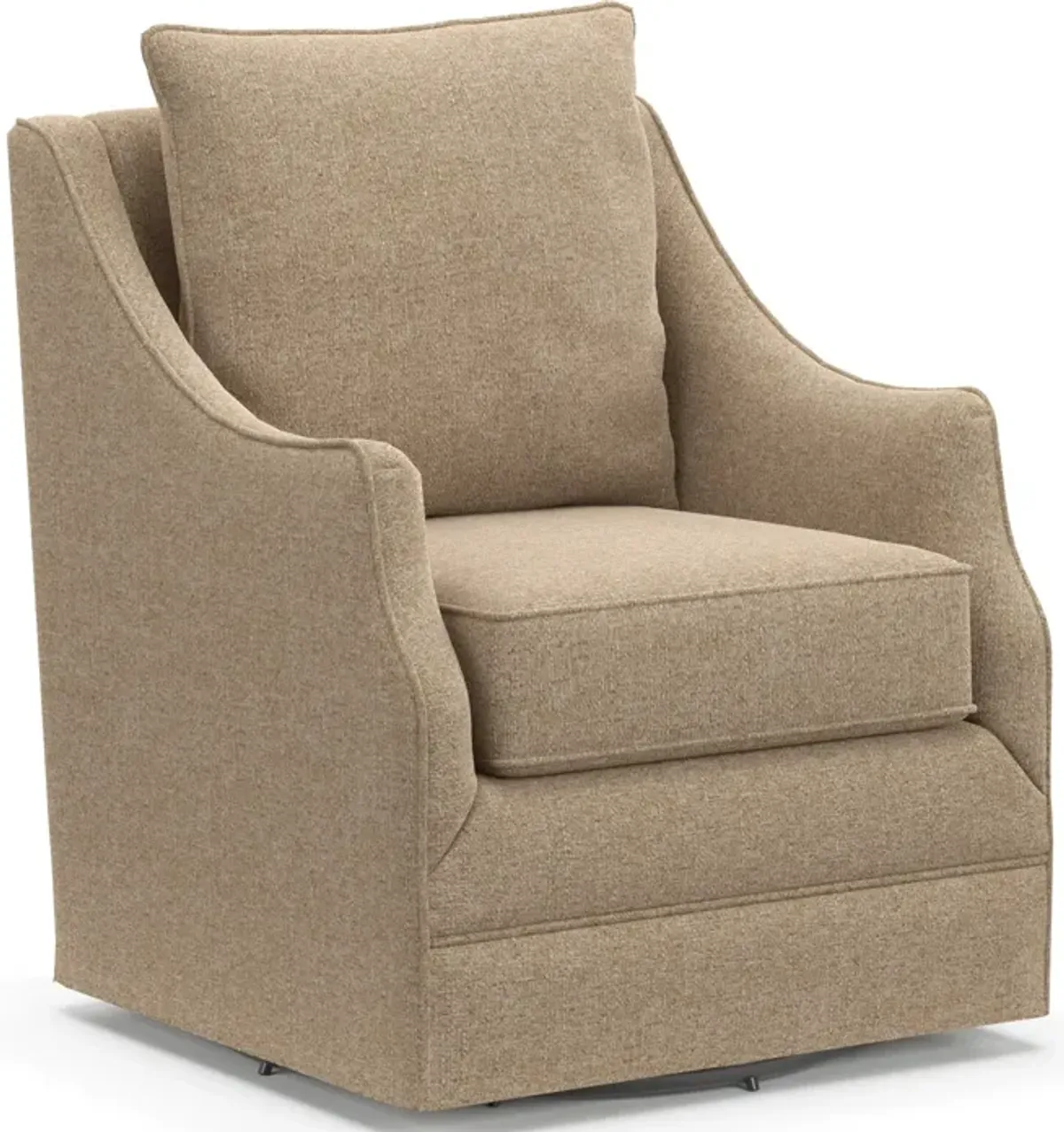 Mara Swivel Accent Chair - Liv Wicker