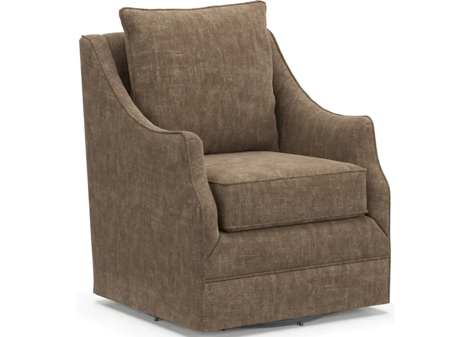 Mara Eco Performance Fabric Accent Swivel Chair - Argo Java