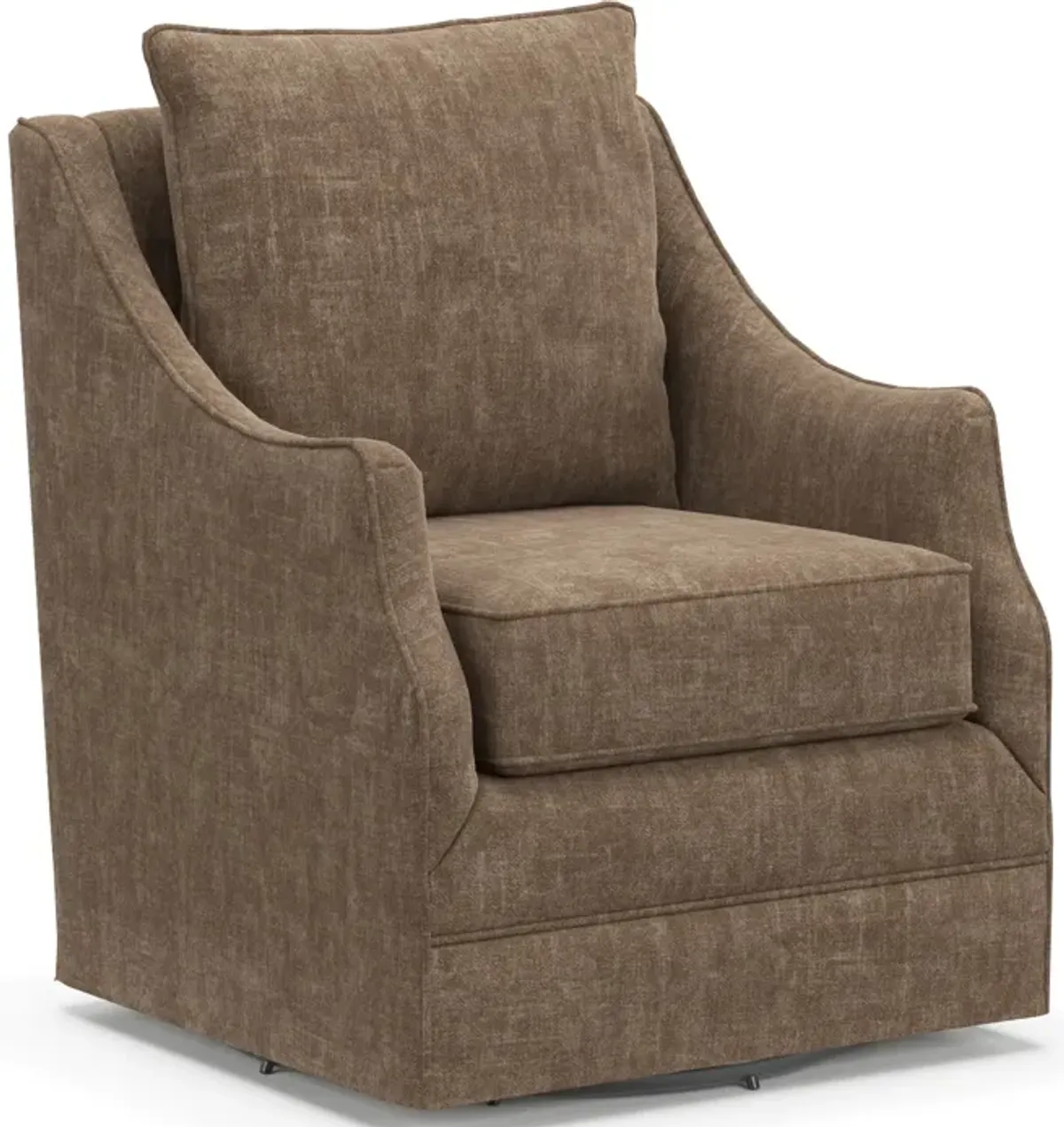 Mara Eco Performance Fabric Accent Swivel Chair - Argo Java