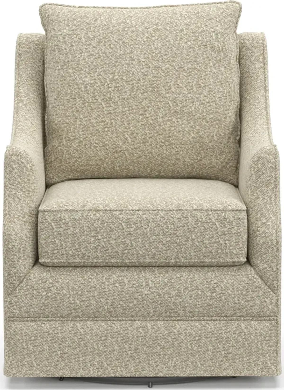 Mara Accent Swivel Chair - Bloke Cotton